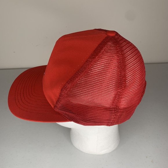 Vintage UII St Louis Cardinals Red OSFA Mesh Snap Back Hat MLB 90s Trucker Cap - Picture 2 of 7